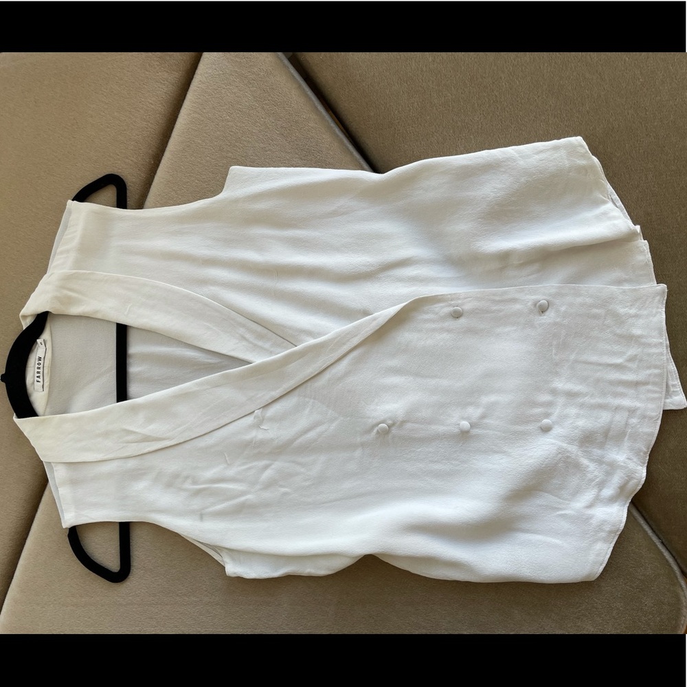 White Button Blouse from Need Supply Farrow